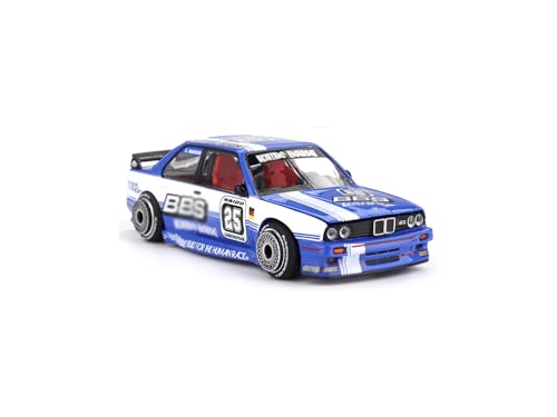 Mini GT Modelo M3 Kaido Touring Champ V1#25 Azul con Rayas Blancas miniatura 1