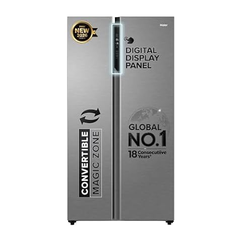 Haier 596 L 3 Star Frost Free Expert Inverter 2-Door Side by Side