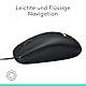 Logitech M100 Kabelgebundene USB-Maus, 3 Tasten, 1000 DPI Optical Tracking, Für Links- und Rechtshänder, Kompatibel mit PC, Mac, Laptop - Grau