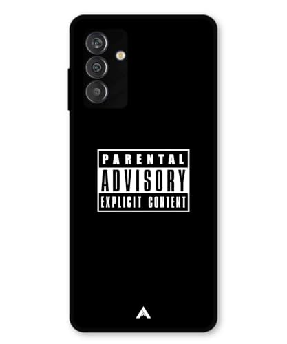 Image of Premium Explicit Case for Samsung Galaxy M14 Soft-Touch Metal TPU Back Cover, Shockproof, Designer, Aesthetic Mobile Phone Case (Glossy Finish)