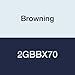Browning 2GBBX70 Banded V-Belt, BX Section, Rubber Compound, 70" Length, 2" Width, 2 Bands