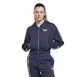 Reebok Damen Tape Pack Full Zip Jacke, Blau (Vecnav), XXS