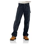 Carhartt Men's Flame Resistant Canvas Pant,Dark Navy,40 x 30