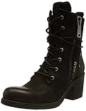Bota moderna para mujer Replay Rock-FIRESTAR, Botas Cortas al Tobillo Mujer, 003 Black, 36 EU