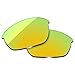 OOWLIT Replacement Lenses Compatible with Oakley Half Jacket 2.0 Sunglass 24K Non-polarized