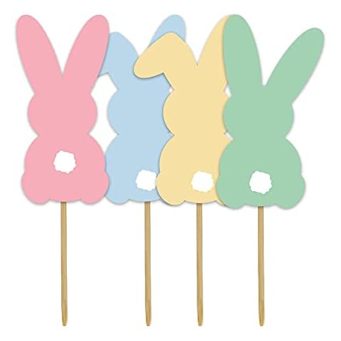Anniversary House 12 Pcs Bunny Cupcake Toppers thumbnail