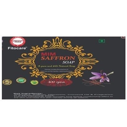 MIM Natural Saffron Soap - 100 Gm