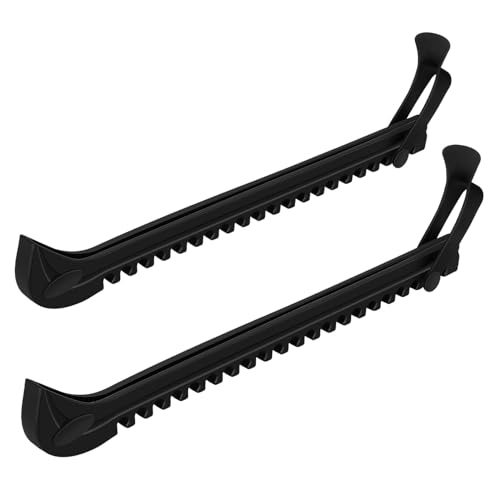 GRIRIW 2Pcs Ice Skate Guards Durable Ice Skating Blade Covers for Adults Enhanced Comfort Protection for Figure Skating and Hockey Lightweight Easy to Use