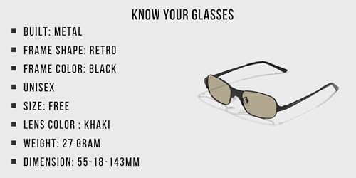 Image of SAM AND MARSHALL BENEDICT Sunglasses I 400UV Protection I Rectangular Sunglass I Men & Women