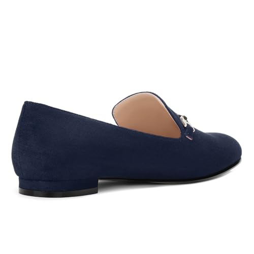 Image of Women's Loafers, Slip On Round Toe Comfortable Flats for Women Dressy and Work, Womens Business Casual Shoes