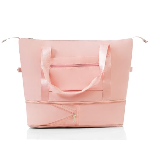 Simplify Travel with 4-Piece Luggage Set, USB Port, Front Opening Design, Airline Certified, Expandable, Pink3