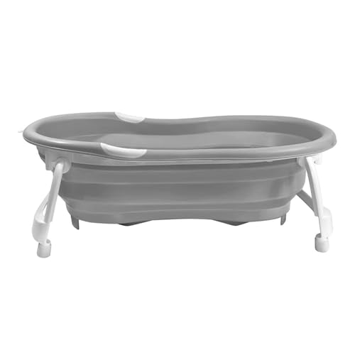 dBb Remond Baignoire Pliable Bébé avec Pieds Antidérapants Bouchon de Vidange Baignoire Bébé Compacte & Évolutive pour Nouveau-né 0 à 2 ans Contenance...
