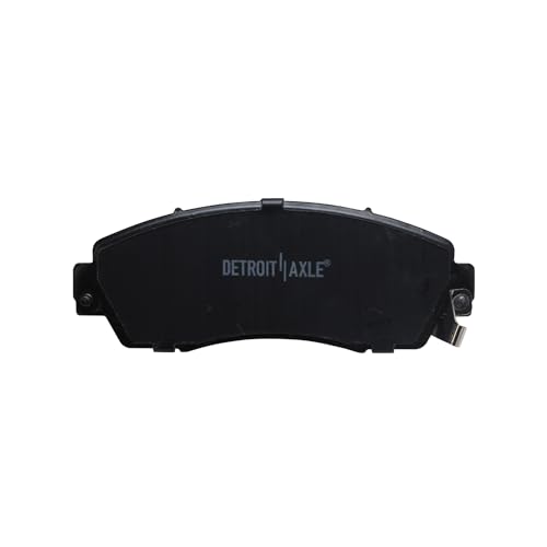 Image of Detroit Axle - Front Brake Pads for Honda CR-V Odyssey Passport Accord Crosstour Subaru Legacy Acura RDX TLX, Ceramic Brake Pads Replacement