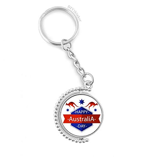 Llavero de Australia giratorio con avestruz, el regalo ideal para viajeros