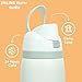 24oz Insulated Stainless Steel Water Bottle with Straw for Sports and Travel, BPA-Free Sports Water Bottle (Light Pink)