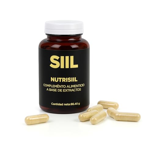Suplemento de Nutrientes Capilares Activos SIIL 120 Cápsulas | Bloquea DHT y Estimula Crecimiento | Fórmula Natural con Ginkgo Biloba y Centella Asiática | Fortalece Folículos y Mejora Circulación