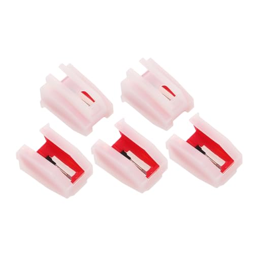 LIFKOME 5pcs Record Player Needles: Replacement Needle Turntable Phonograph Stylus For Vinyl Record Players