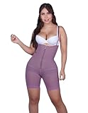 Siluet PL1 Postpartum Mid-Thigh Full Body Shaper with Abdominal Reinforcement Purple
