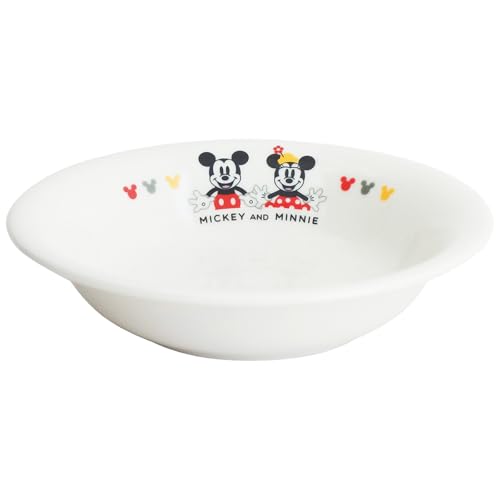 ディズニー ミッキーマウス ミニーマウス 皿 フルーツ皿 15cm 電子レンジ 食洗機対応 食器 雑貨 子供用食器 ミッキー&ミニー キャラクター グッズ 日本製 117122