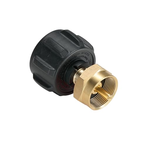 Propane Refill Adapter for 1 LB Gas Tanks from 20 LB Cylinder PZ-101