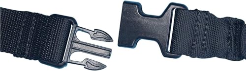 1 Punkt Gewehr Sling Nylon Tactical Multi Gun Gurtband mit verstellbare Schulterpolster und elastischer Kordel für Jagd Camping Outdoor Sport, Schwarz