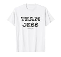 TV Show Merchandise design. Gilmore Girls Team Jess is 100% authentic, officially licensed Gilmore Girls merchandise! (WBT10061) Gilmore Girls was a hit television series on the CW network. In a neighborhood where everyone is witty and talks a mile a...