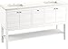 Kohler 33525-ASB-0 Helst 60-in Bathroom Vanity Set, Wall Mount/Tall Leg 60 Inches, White
