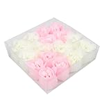 Ruilogod 16 STÜCKE Rosa Weiß Bading Duftstoffe Rose Seifenblüten