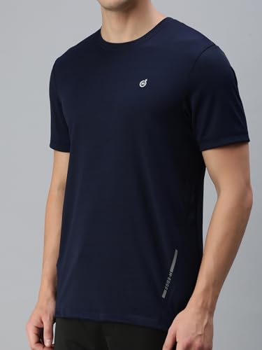 Image of Macroman M-Series Active Tee for Men in Ultra-Light Polyester Mesh, Sweat-Wicking & UV-Protected Full Sleeve T-Shirt for Performance & Style