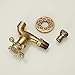 Antique Brass Outdoor Garden Faucet Bathroom Wall Mount Water Decorative Hose Single Cold Tap NPT 1/2 inch Connection Spigot