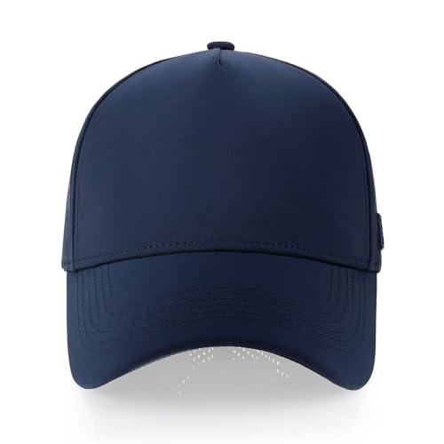 Image of CHOK.LIDS Cooling Trucker Hat Performance Cooling Mesh Back Flat Bill Hat Waterproof Dry Baseball Cap Fitted Hats for Men