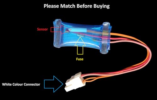 Image of Sanavya Refrigerator Bimetal for Refrigerator,Refrigerator Thermal Fuse Compatible for (Lg 3 Wire Bimetal)