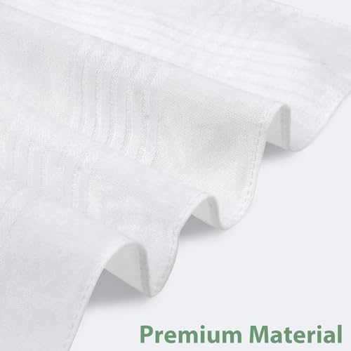 image for vivinin 6PCS Handkerchiefs for Men, 100% Soft Cotton Hankies for Men, 