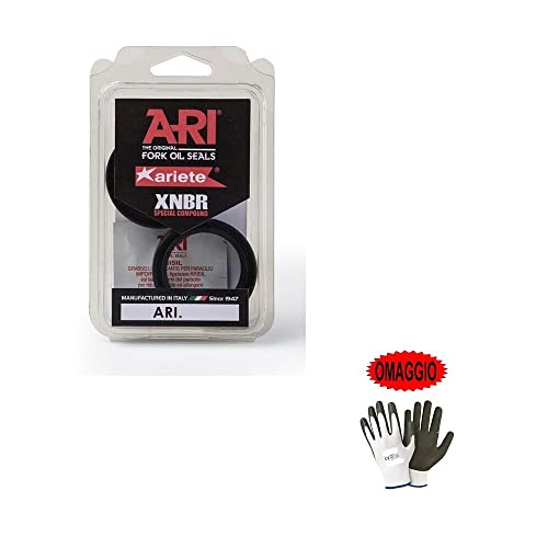 DESCRIZIONE E CARATTERISTICHE PRODOTTO: -PARAOLI FORCELLA SPECIFICO PER IL MODELLO INDICATO NEL TITOLO -IL PRODOTTO POTREBBE DIFFERIRE DALLA FOTO - L’anello di tenuta paraolio per forcella prodotto dalla Ariete si differenzia da tutti gli altri disponibili sul mercato per l’alta qualità ed unicità del materiale utilizzato per la sua realizzazione: l'elastomero carbossilato noto come XNBR. Questa mescola infatti possiede caratteristiche eccezionali di resistenza alla abrasione, alla tem