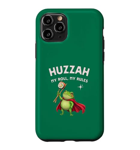Funny Frog Knight Huzzah My Roll Rules �_�S ���{�� �X�}�z�P�[�X iPhone 11 Pro �p