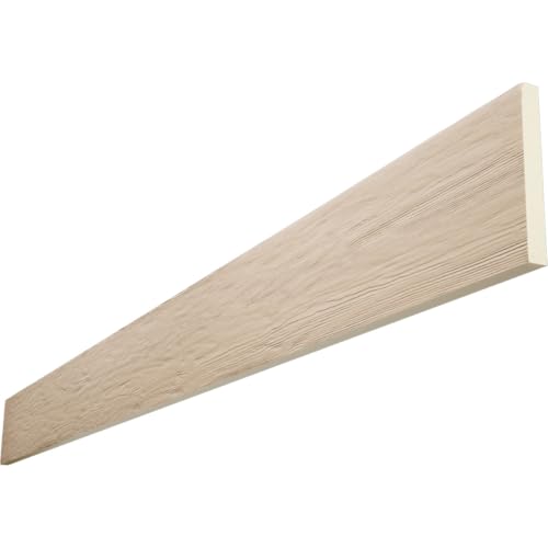 Timberthane Rough Sawn Faux Wood Beam, 1-Sided (Plank), 12"W x 240"L x 1"T, Factory Prepped