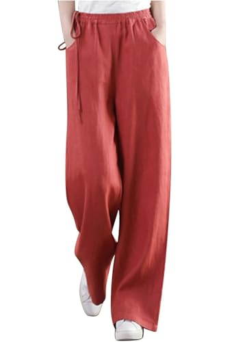 Image of KOTTY Womens Solid Stylish Red Gumball Pant