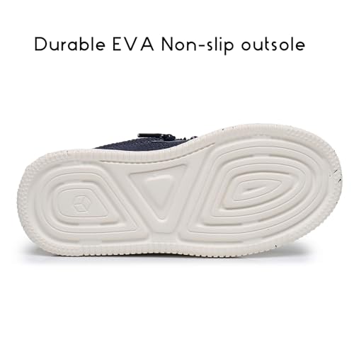 Image of Ahannie Kids Slip On Loafers, Boys Girls Casual Dress Shoes | Lightweight comfort,breathable,school or everyday wear