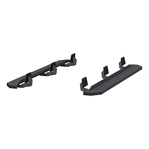 Estribos de acero negro ARIES para camioneta Ram 1500 miniatura 2