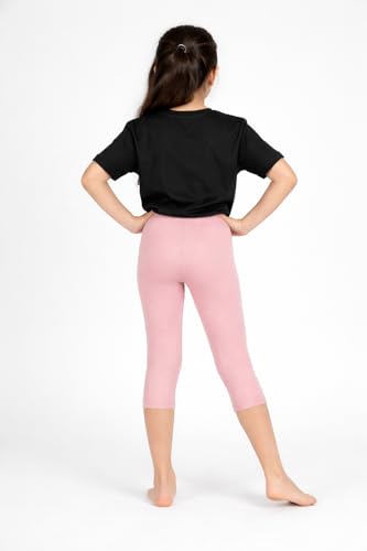 Image of CHARM N CHERISH Girls Cotton 3 /4th Leggings Pack of 1