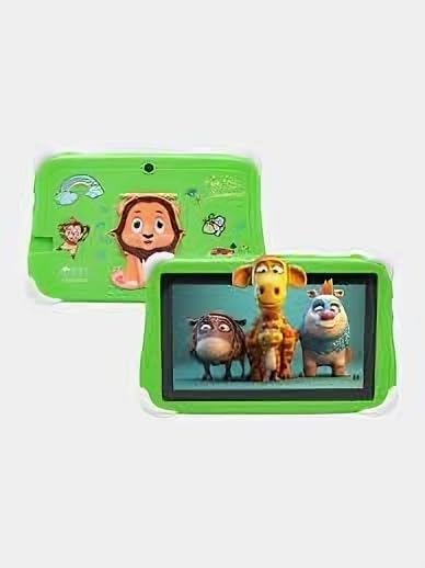 ABTER Kids Tablet, Android Tablet for Kids, 4GB Quad-Core Toddler Tablet with Shockproof Case, Bluetooth, WiFi, Parental Control,Dual Camera, GPS, Games, Kids Learning Tablet (Green)