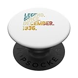 Photo Gallery legend since december 1936 88th birthday vintage 88 anni popsockets popgrip intercambiabile Photo Gallery legend since december 1936 88th birthday vintage 88 anni popsockets popgrip intercambiabile