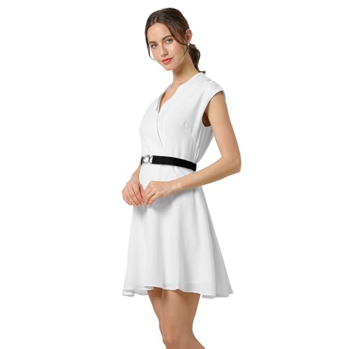 Falari Womens Stretch Belt Adjustable Web Belt Metal Buckle All Occasion Dress Belt thumb #5