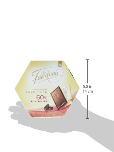 Feodora Schokolade Täfelchen 60 Prozent Edelbitter, 4er Pack (4 x 225 g) – Bild 4