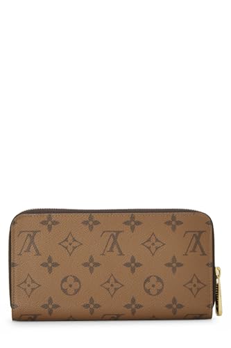Pre-Loved Monogram Reversed Zippy Continental, Brown3