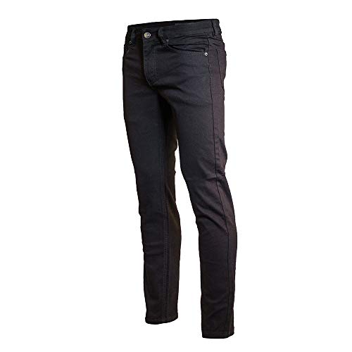 Minimal Apparel Men's Trendy Skinny Slim Fit Jeans, Black2