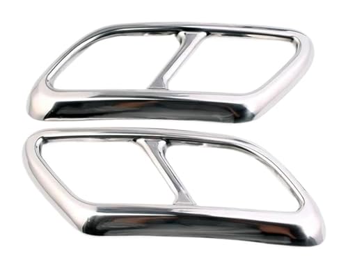 排気口 排気管 パーツ 用 ボルボ S90 V90 S60 2016-2020 車用 リア デュアルエンド ステッカー マフラーパーツ アクセサリー 排気管 チップカバー トリム