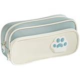 ペンケース ペンポーチ 筆入れ 大容量 筆箱 ペン入れ 文房具 おしゃれ 三層ペンケース 小物入れ ネコの爪 多機能 子供 小学生 学校用 (ブルー)