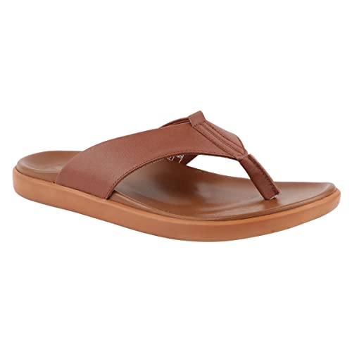 Image of Medifeet Men's LeatherZ Slippers