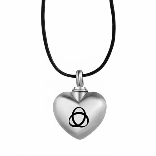 Aulterra Heart Shaped Pendant with Proprietary Rare Earth Minerals for Neutralizing Harmful Effects of EMF, Stylish Two-sided stainless steel, Charm & Paw Print, Black Nylon Cord Necklace